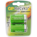PILE RECHARGEABLE LR14 1.2V 2600mAh x2